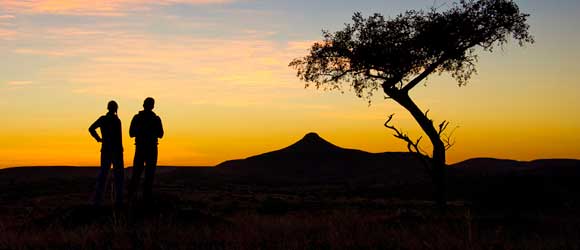 Sunset in Damaraland