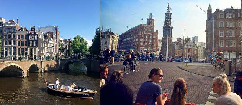 Exploring the beautiful city of Amsterdam