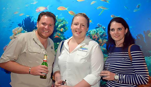 Travel Smart Crew at the aquarium