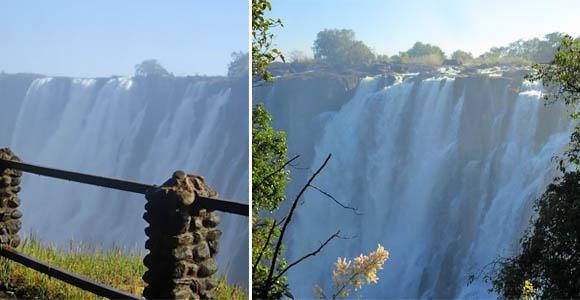 Zambia side of Victoria Falls