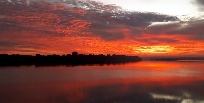 Sunrise on the Zambezi River