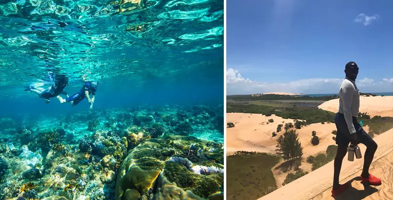 Benguerra Island activities, Mozambique