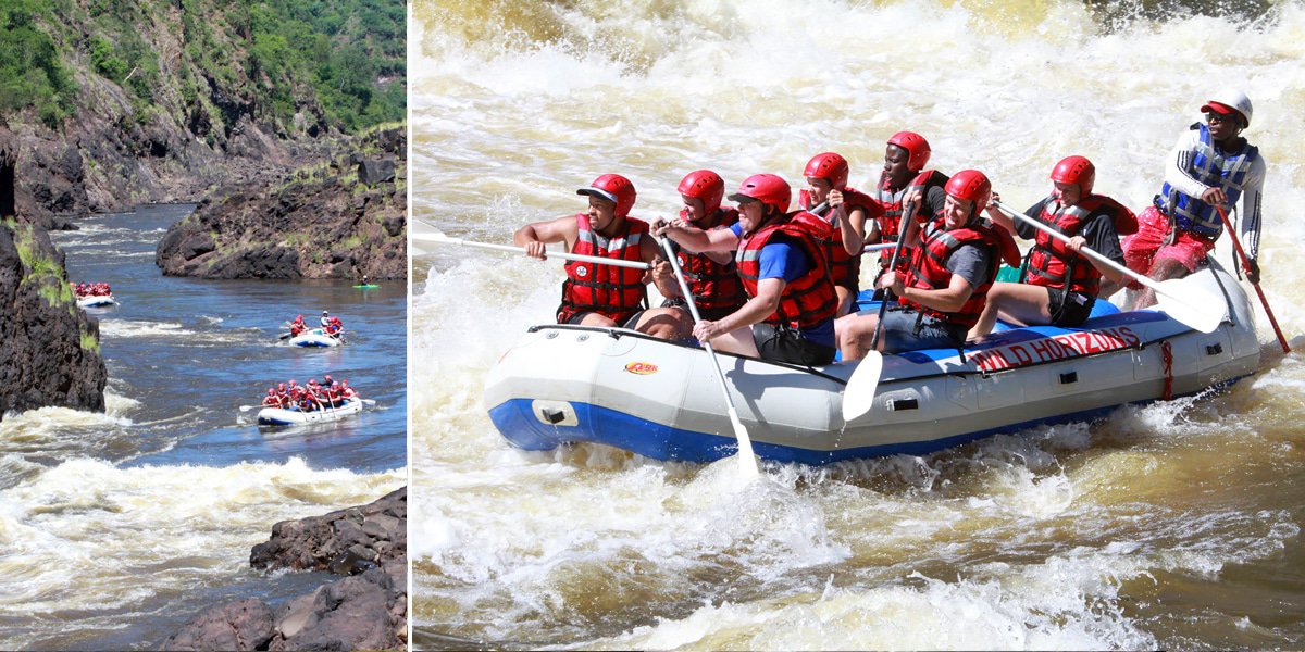 Zambezi River white water rafting