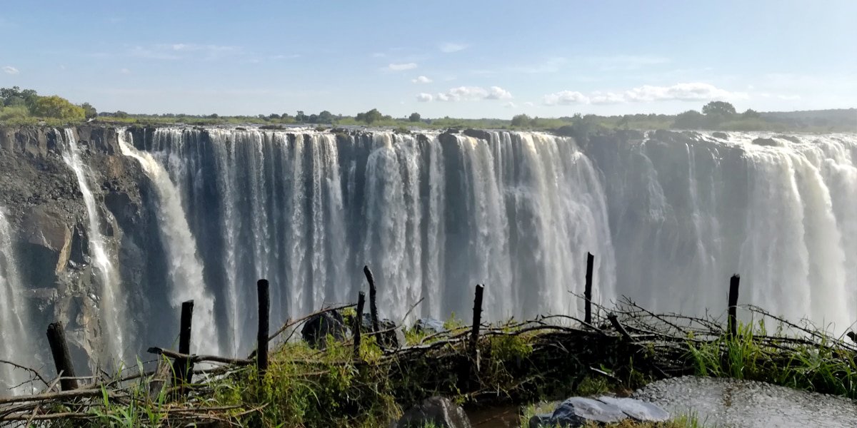 Zimbabwe side of Victoria Falls