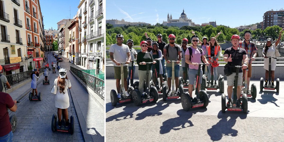 Segway tour around Madrid