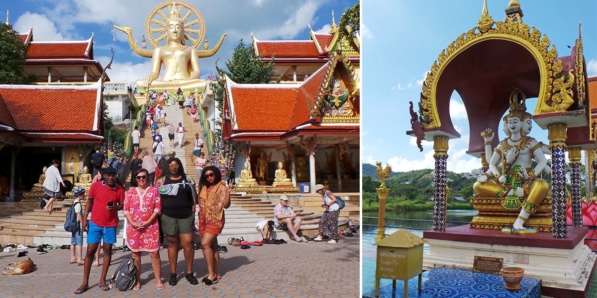 Big Buddha Temple and Wat Plai Laem