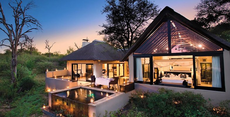 Luxury villa at Lion Sands Ivory Lodge