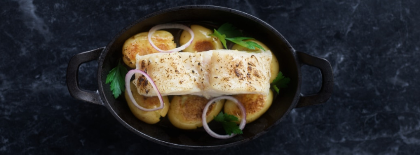 Bacalhau à Lagareiro, at Cervejaria Trindade